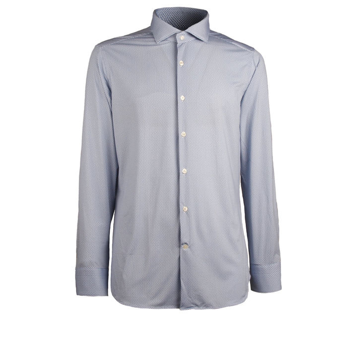 SHIRT FANTASIA Man White Light Blue