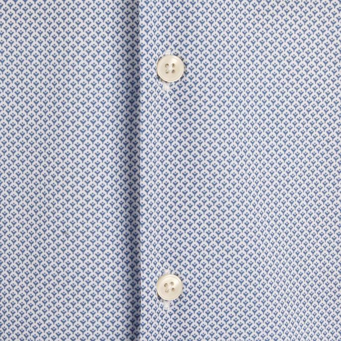 SHIRT FANTASIA Man White Light Blue