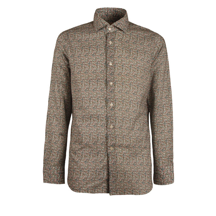 SHIRT FANTASIA Man White Pink Light Blue