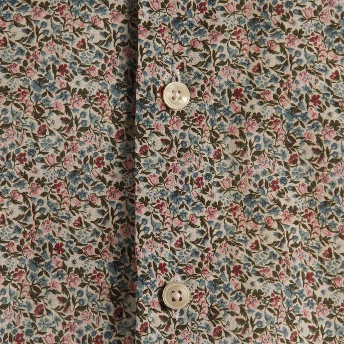 SHIRT FANTASIA Man White Pink Light Blue