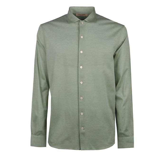 SHIRT FRENCH NECK Man Green