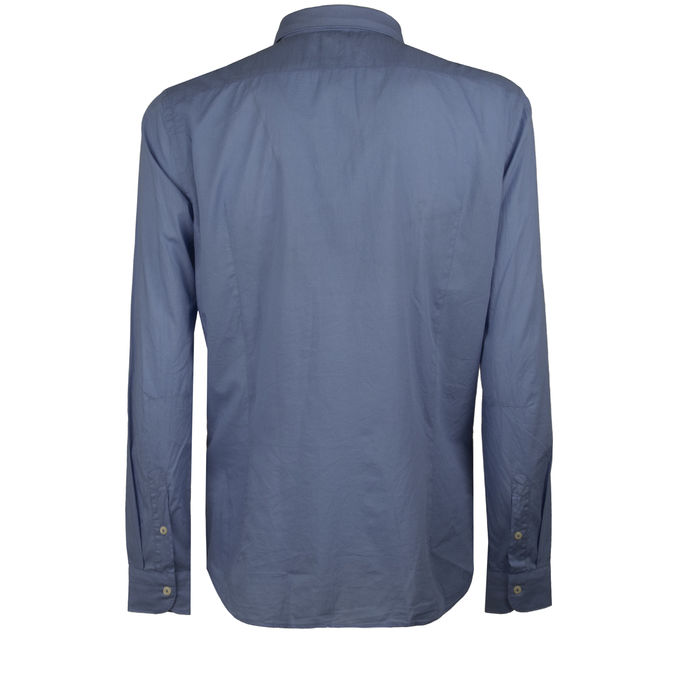 SHIRT FRENCH NECK Man Indigo