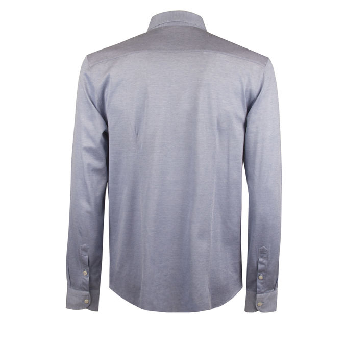 SHIRT FRENCH NECK Man Light Blue
