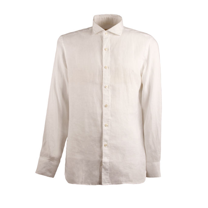 SHIRT FRENCH NECK Man White