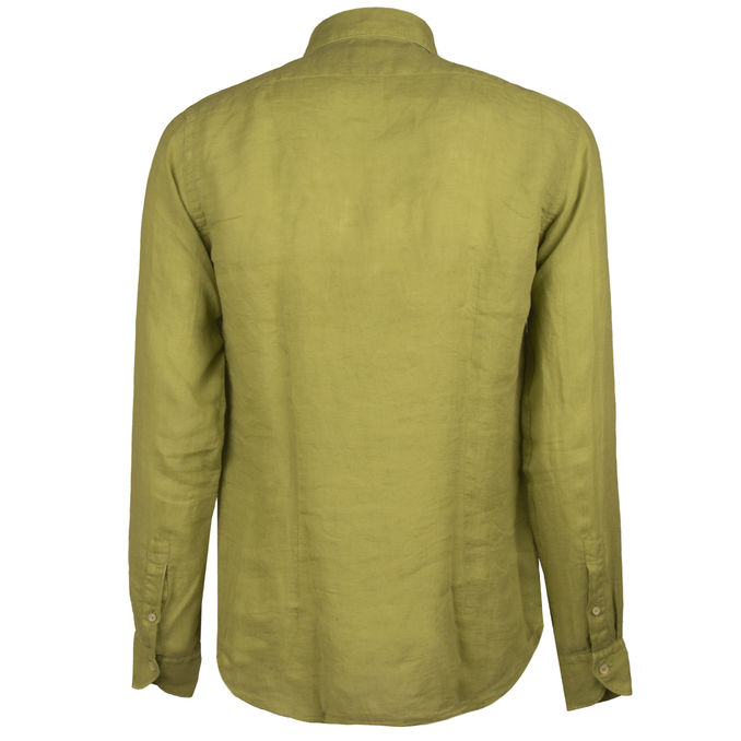 SHIRT ITALIAN NECK Man Green Apple