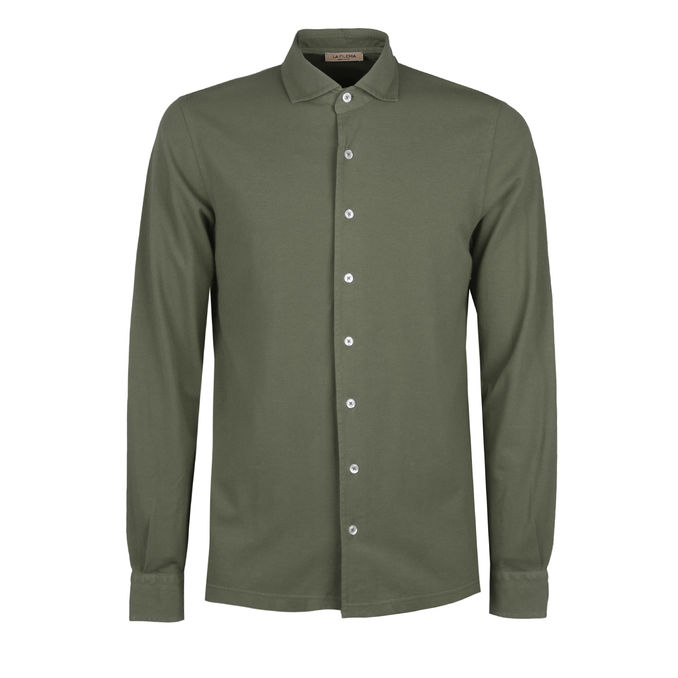 SHIRT LOGO Man Green Sage