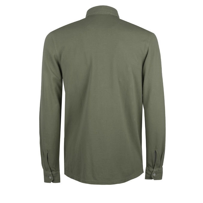 SHIRT LOGO Man Green Sage