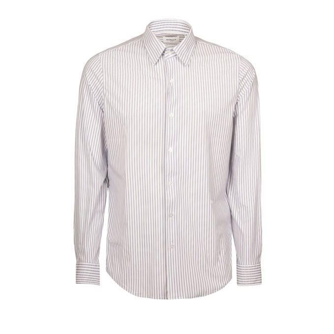 SHIRT NOT IRONING STRIPE Man Blue
