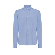 SHIRT OXFORD JACQUARD Man Light Blue   SHIRT OXFORD JACQUARD Man Light Blue