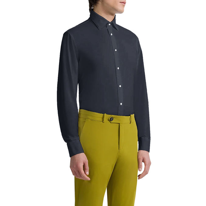 SHIRT OXFORD Man Blue Black 