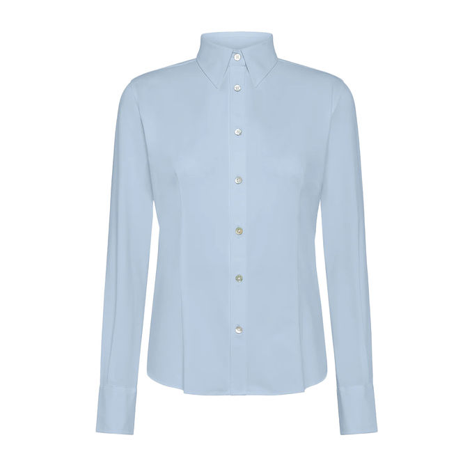 SHIRT OXFORD SLIM Woman Light Blue 