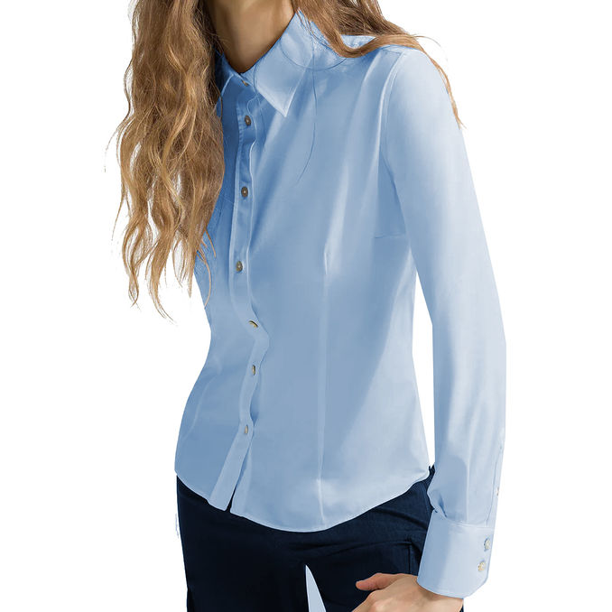 SHIRT OXFORD SLIM Woman Light Blue 