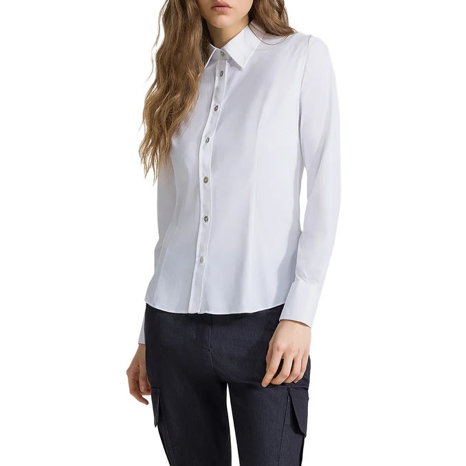 SHIRT OXFORD SLIM Woman White
