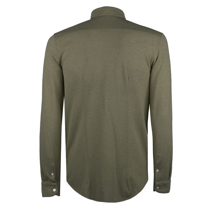 SHIRT PIQUET Man Green Sage