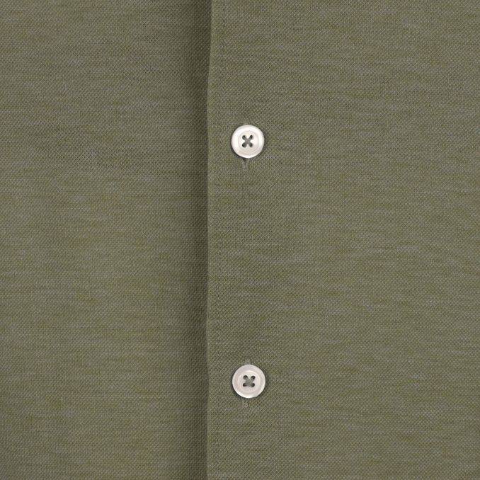 SHIRT PIQUET Man Green Sage