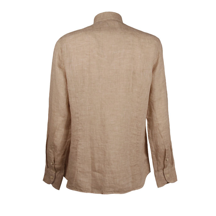 SHIRT SOLID COLOR Man Beige