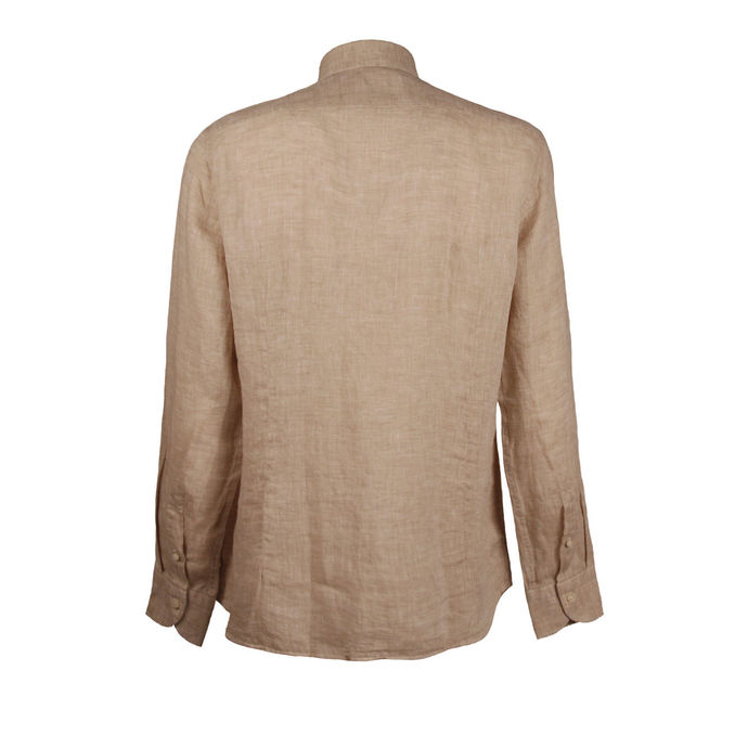 SHIRT SOLID COLOR Man Beige