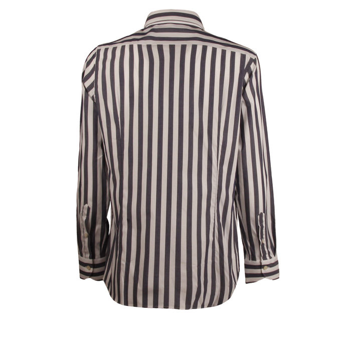 SHIRT STRIPED Man White Blue