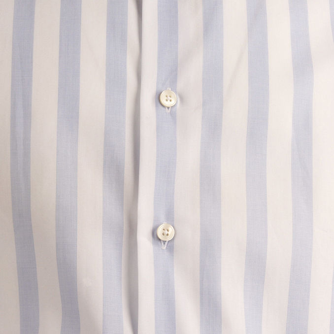 SHIRT STRIPED Man White Light Blue