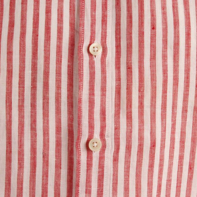 SHIRT STRIPED Man White Red