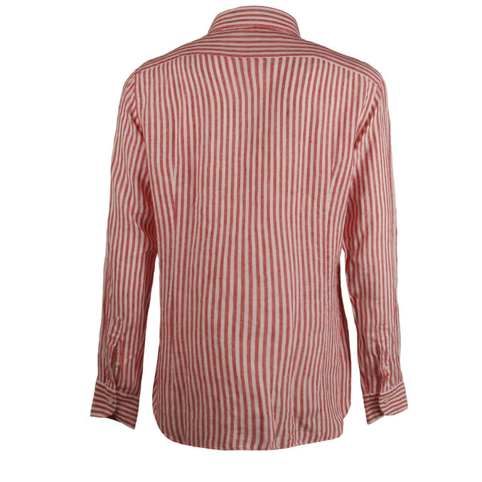 SHIRT STRIPED Man White Red
