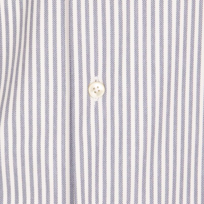 SHIRT WITH FRENCH COLLAR Man White Blue