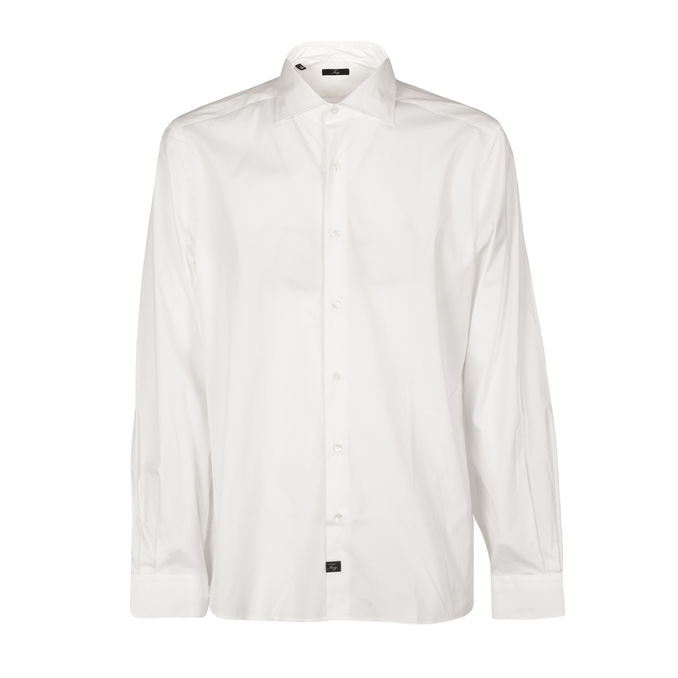 SHIRT WITH FRENCH COLLAR Man White