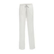SHIVA DRAWSTRING MALQUAR TROUSERS Woman White SHIVA DRAWSTRING MALQUAR TROUSERS Woman White