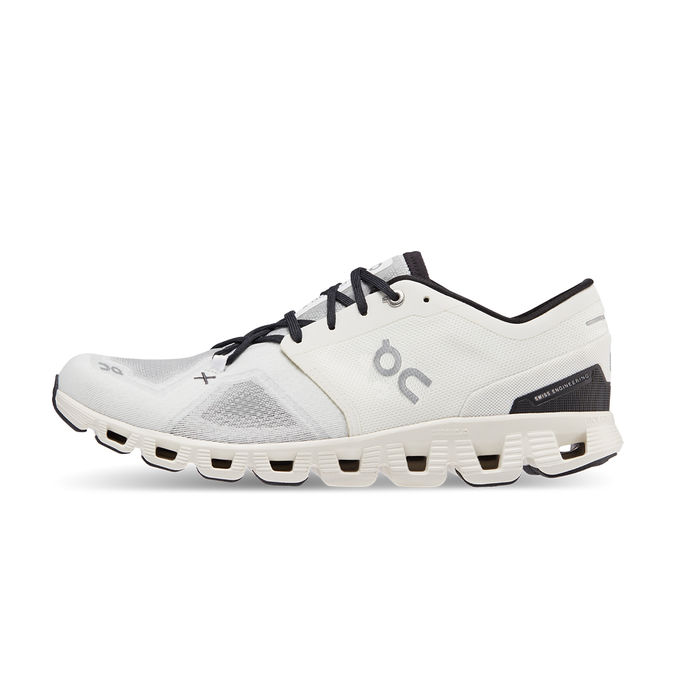 ON RUNNING SHOE CLOUD X3 Man Ivory Black | Mascheroni Store