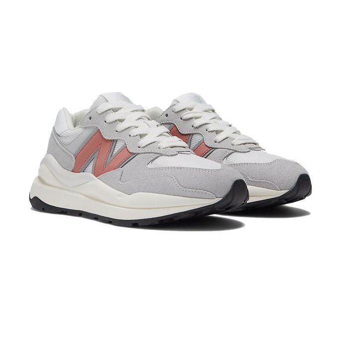 SHOES 574 LIFESTYLE SUEDE MESH Woman Grey Red