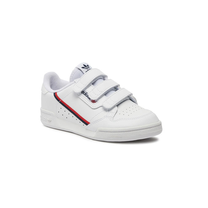 SHOES CONTINENTAL 80 Kids White Scarlet