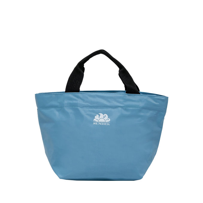 SHOPPING BAG MINI TRAPEZE Woman Hyacinth