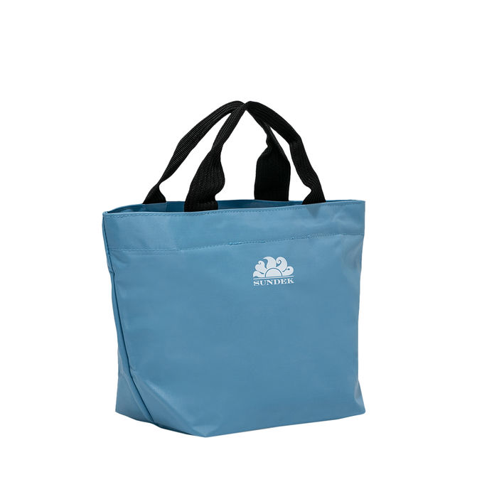 SHOPPING BAG MINI TRAPEZE Woman Hyacinth