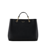 SHOPPING MEDIUM BAG MYEA Woman Black Silver SHOPPING MEDIUM BAG MYEA Woman Black Silver