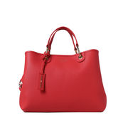 SHOPPING MEDIUM BAG MYEA Woman Strawberry Leather SHOPPING MEDIUM BAG MYEA Woman Strawberry Leather