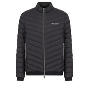 SHORT DOWN JACKET Man Black Grey Melange SHORT DOWN JACKET Man Black Grey Melange