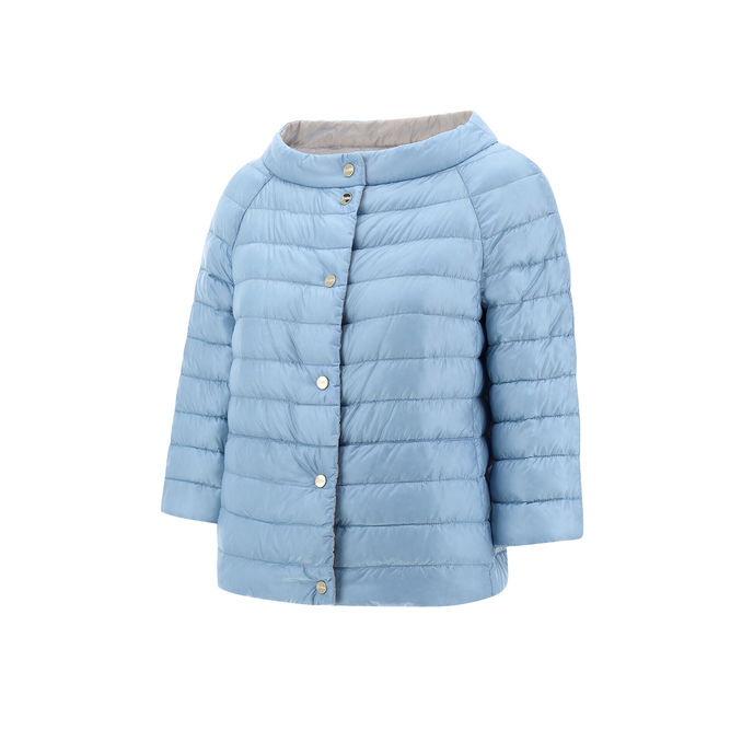 SHORT DOWN JACKET REVER Woman Blackboard