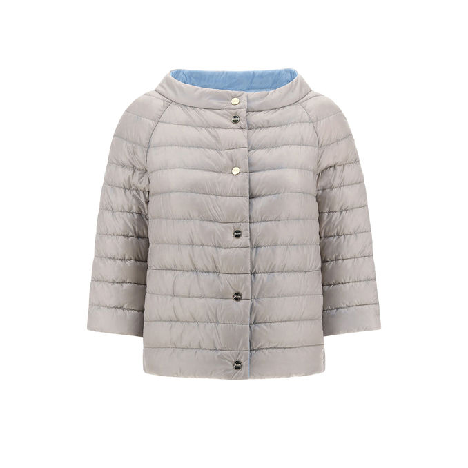 SHORT DOWN JACKET REVER Woman Blackboard