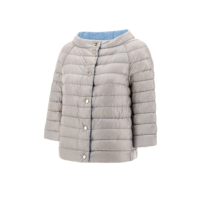 SHORT DOWN JACKET REVER Woman Blackboard
