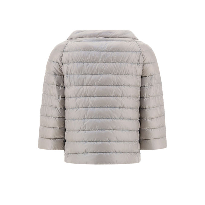 SHORT DOWN JACKET REVER Woman Blackboard