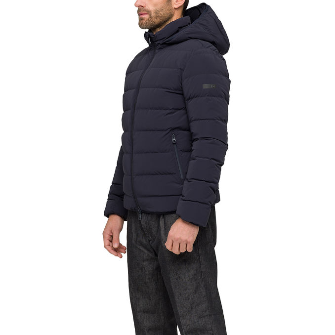 SHORT DOWN JACKET WITH ZIP AND HOOD