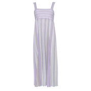 SHORT DRESS PLISSE' FLU LUX Woman Lilac  SHORT DRESS PLISSE' FLU LUX Woman Lilac