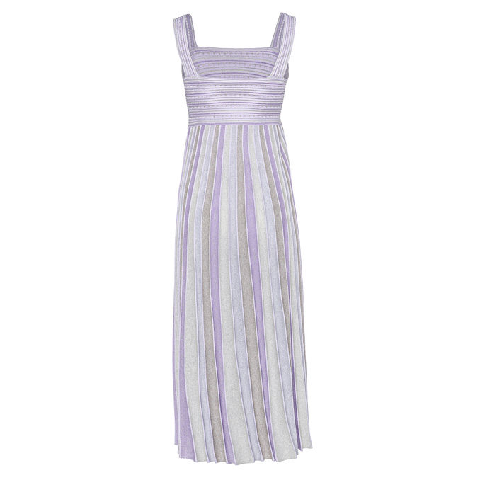 SHORT DRESS PLISSE' FLU LUX Woman Lilac