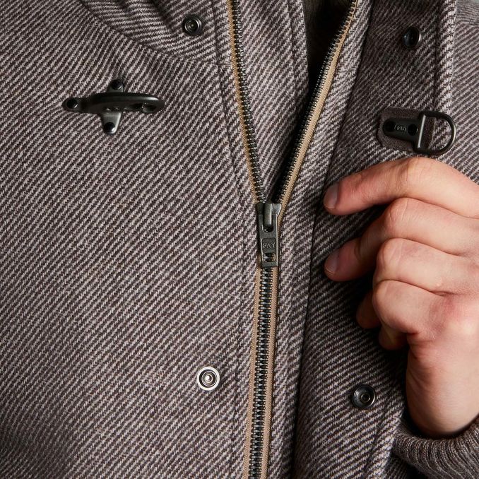 SHORT JACKET URBAN Man Brown Moro