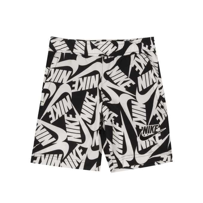 SHORT LOGO ALL OVER Kid Black