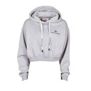 SHORT OVER SWEATSHIRT BASIC LOGO Woman Pearl Grey SHORT OVER SWEATSHIRT BASIC LOGO Woman Pearl Grey