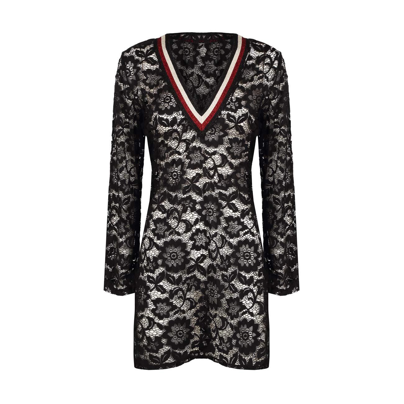 ax paris black lace dress