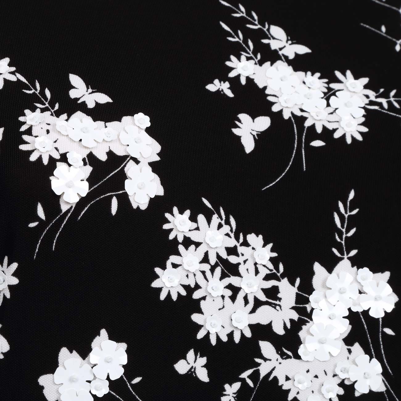 michael kors black and white floral dress