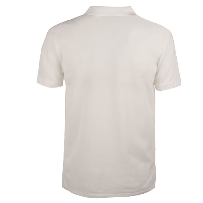 SHORT SLEEVE PIQUE POLO SHIRT Man White