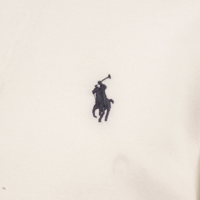 SHORT SLEEVE PIQUE POLO SHIRT Man White